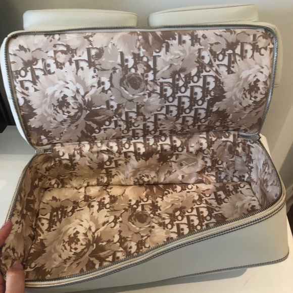 CHRISTIAN DIOR Leather Tote DETECTIVE white Bag - Picture 5 of 7